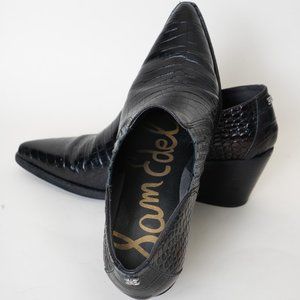 Sam Edelman Walton Cowboy Ankle Boots Size 9